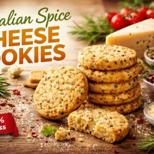 Italian Spice Cheese Cookies (Homemade | 250g Pack)