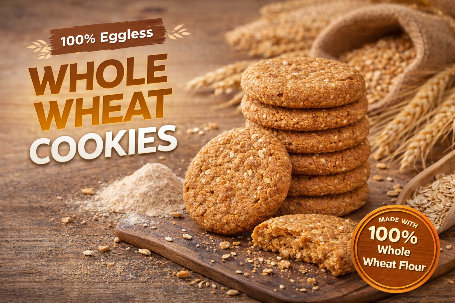 Whole wheat cookies